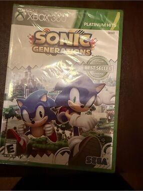 Sonic Generations (Xbox 360) Platinum Hits - Sega - Green Case